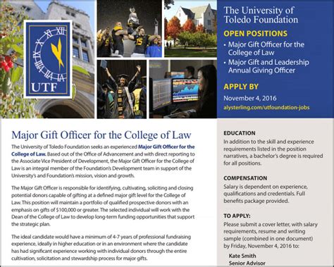 major gifts officer jobs